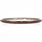 Preview: Nardi Classic ND39 Steering Wheel, Wood, Black Inlay, Chrome Spokes, 25 mm Dish