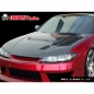 Preview: Origin Labo GFK Motorhaube "Type 1" für Nissan S15