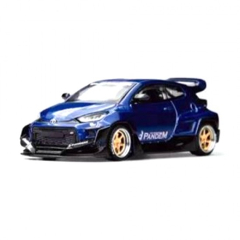 1/64 Pandem GR Toyota Yaris Metallic Blue - Pop Race