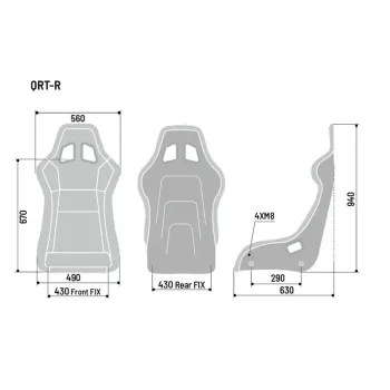 Sparco QRT-R Lightweight Bucket Seat (FIA)