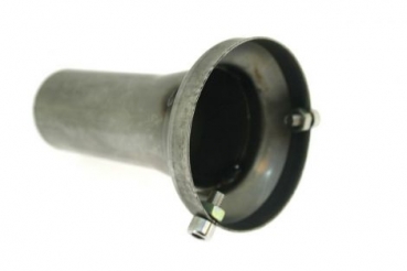 Universal SIX Single Layer Exhaust Silencer 7.4cm /3 Inch