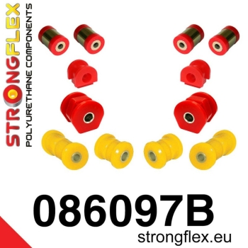 Honda Civic 95-00 JAPAN Front Suspension Bushing Kit SPORT STRONGFLEX PU 086097B