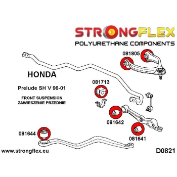 Honda Prelude SH V 96-01 Suspension Bushing Kit STREET STRONGFLEX PU 086206B
