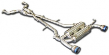 Nissan 350Z 02-09 Gemini INVIDIA Catback Exhaust System mit Edelstahl Enrohren inkl TÜV