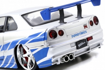 1:24 F7 Brian´s 2002 Nissan Skyline GTR R34 Silver