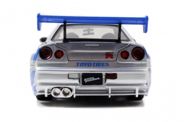1:24 F7 Brian´s 2002 Nissan Skyline GTR R34 Silver