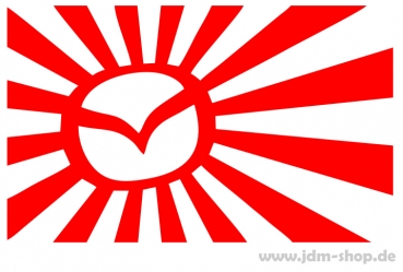 Rising Sun Mazda Decal