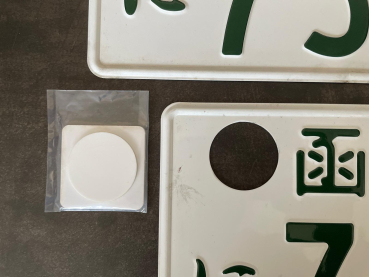 75-82 Hakodate Original License Plate / Kennzeichen