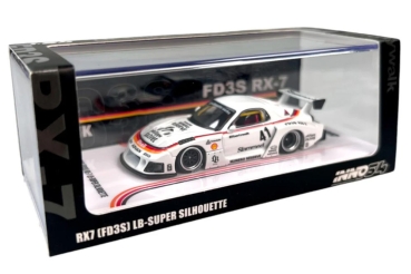 1/64 Mazda RX7 FD3s LBWK Liberty Walk Super SIlhoutte White - Inno64