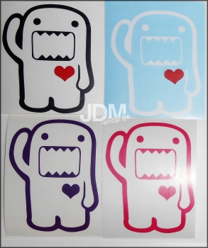 Domo-Kun LOVE Decal