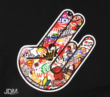 Shocker Stickerbomb T-Shirt JDM USDM DRIFT Style