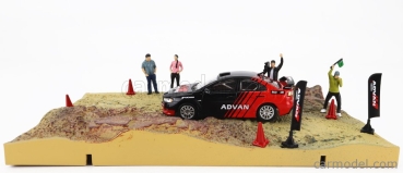 1/64 Mitsubishi Lancer Evo X Rally Advan Diorama  - BM Creations