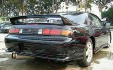 Nissan S14 Kouki Rear Spats Style Ansatz Hinten Hecklippe