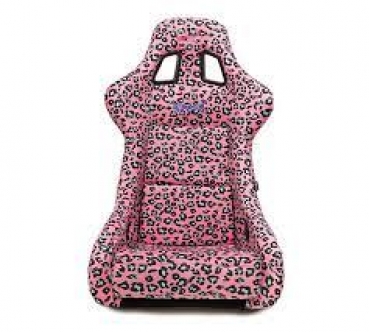 NRG Bucket Seat Savage Series Leopard