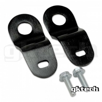 Nissan S13/180SX CNC Machined Top Radiator Brackets Black GKTech
