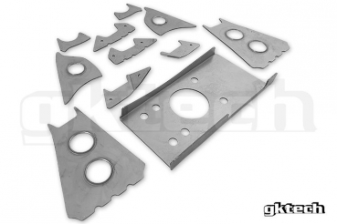 Nissan S13/180sx/R32 Subframe Weld In Platten Verstärkung Hinterachse - GKTech