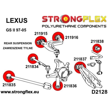 Lexus GS 97-05 Suspension Kit STREET STRONGFLEX PU 216246B