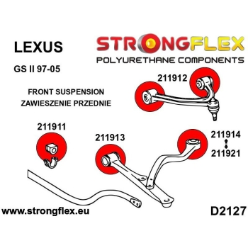 Lexus GS 97-05 Suspension Kit STREET STRONGFLEX PU 216246B
