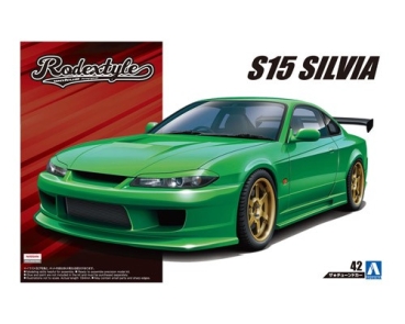 1/24 Aoshima Nissan Silvia S15 Rodex Plastic Modelkit