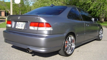 PU Design Honda Civic 92-00 2/4dr Coupe/Sedan M Style Rear Lip