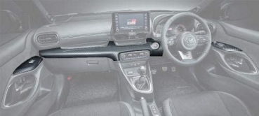 TRD GR Carbon Fibre Interior Panel Set Toyota Yaris GR 20+ RHD