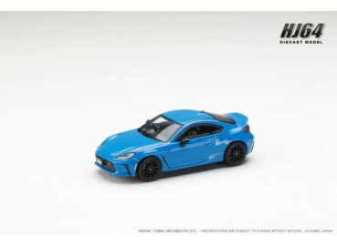 1/64 Hobby Japan Toyota GR86 RZ Hellblau Modellauto