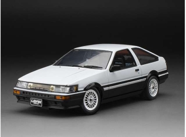 1/24 Toyota corolla levin ae86, white/Black
