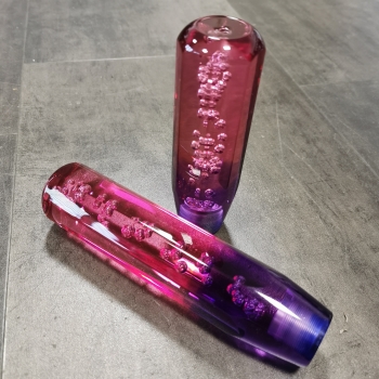 Bubble Dildo Style Shift Gear Knob 15cm / 20cm Pink Purple (LED Option)
