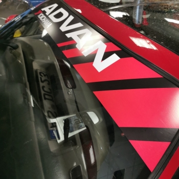 Windshield Banner Advan 130cm x 20cm