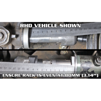 Nissan 4130 High Tensile Steel Steering Rack Spacer Set GKTech