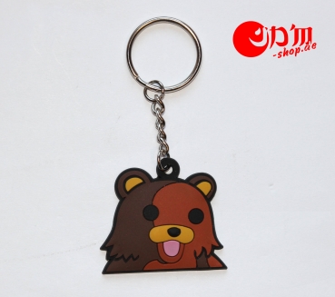 Pedobear Head Keyring PVC Kum&#257;