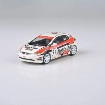 1/64 Para64 2007 honda civic type r fn2 buddy club livery, white/red/black  right hand drive