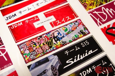 Japan Style Aufkleber "Stickerbomb"