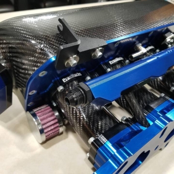PracWorks Honda B-Series Carbon Ansaugbrücke mit Einspritzleiste