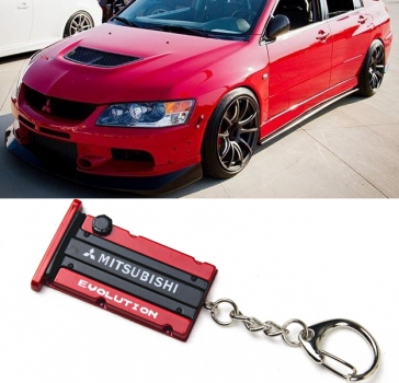 Mitsubishi 4G63 Evolution Lancer Metal KEYRING