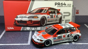 1/64 Pandem Honda Civic EG6 v1.5 Idemitsu Motion Infinite - Pop Race