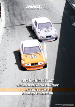 1/64 Toyota Celica 1600GT TA22 #67 & #68 Nippn Grandprix Set - INNO64