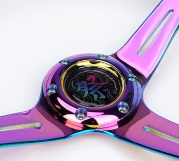 NRG Innovations Steering Wheel Matsuri Klar - Neo Chrome 350mm Acryl