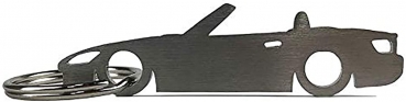 Honda S2000 Topless Silhouette Metall Keyring