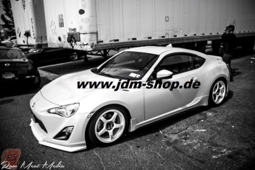 PU Design Front Bumper Lip A Style Black Polyurethane Toyota GT86 Pre Facelift