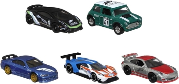 1/64 Forza MOotorsport 5er Pack Box Set Porsche NIssan Mini - Hot Wheels