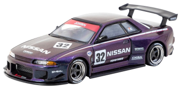 1/64 Tarmac Works Nissan Skyline R32 Widebody Lila