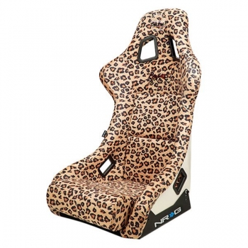 NRG Bucket Seat Savage Series Leopard