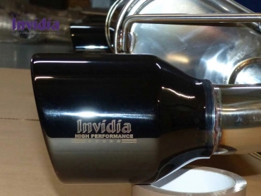 Invidia Q300 Toyota Yaris GR Black Tips