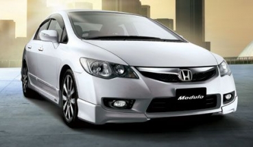 Honda Civic 4D/Hybrid 09+ Modulo ABS Front Bumper Addons