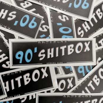 *90' Shitbox* Matt Oldschool Style Decal