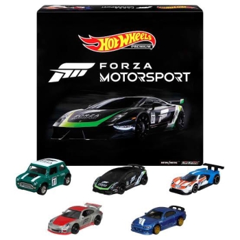 1/64 Forza MOotorsport 5er Pack Box Set Porsche NIssan Mini - Hot Wheels