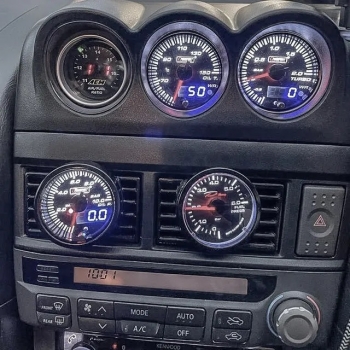 Nissan Skyline R34 Vent Gauge Adapter 1x 52mm Left Side