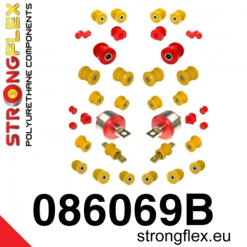 Honda Civic EG EJ CRX Del Sol Suspension Bushing Kit STREET STRONGFLEX PU 086069B