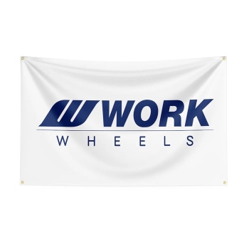 Banner Work Wheels 90cm x 150cm